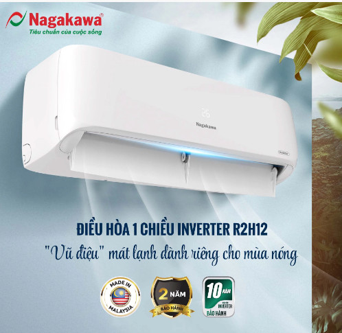 Nagakawa NIS-C24R2H12 - Inverter - 2.5HP (24000 Btu)