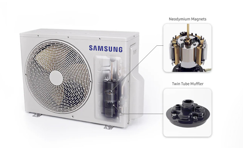 Samsung AR10CYHAAWKNSV - Inverter 1HP (9,000 BTU)