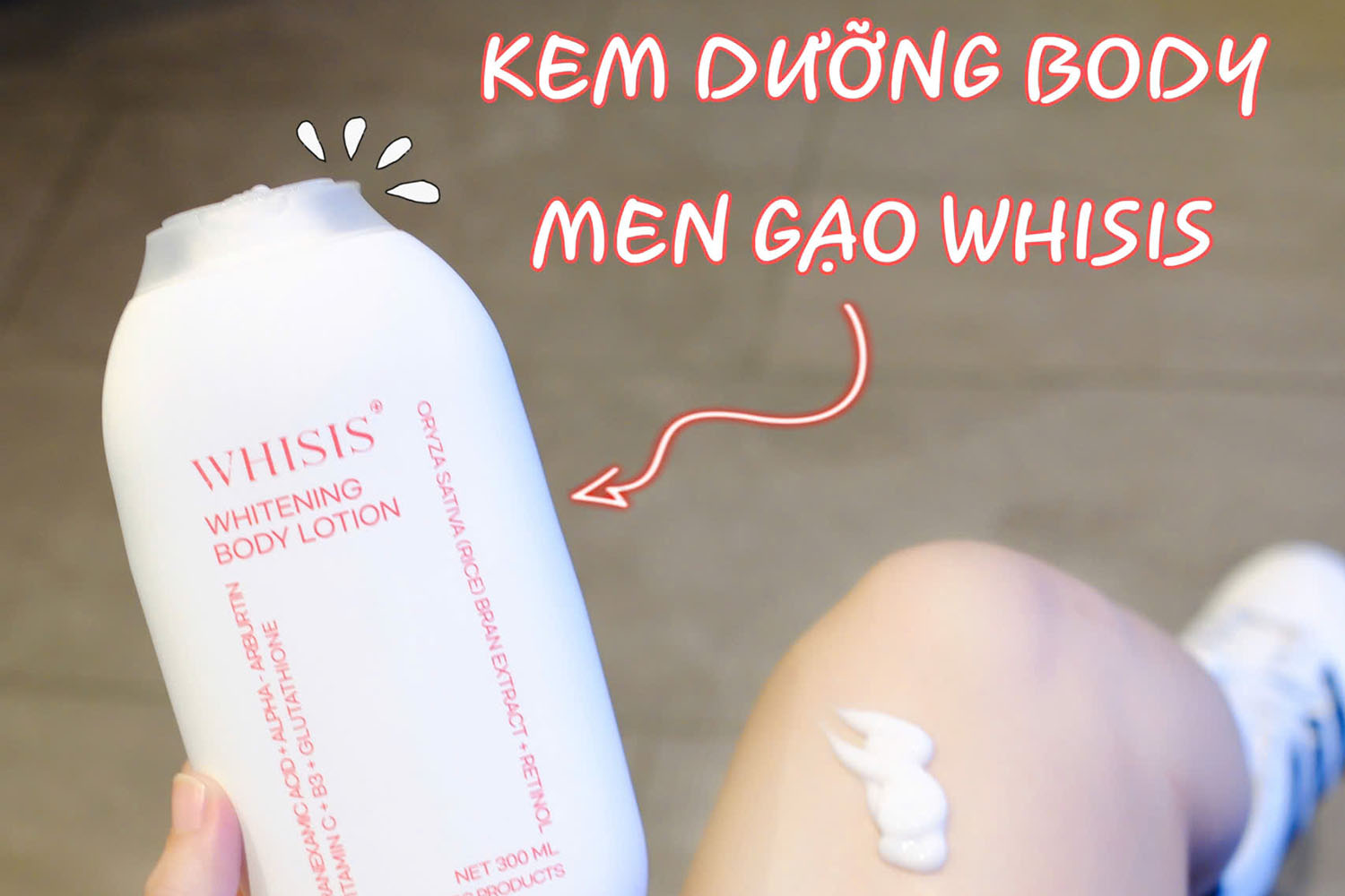 Có nên sử dụng sản phẩm dưỡng thể kích trắng da Men Gạo whisis vào ban đêm
