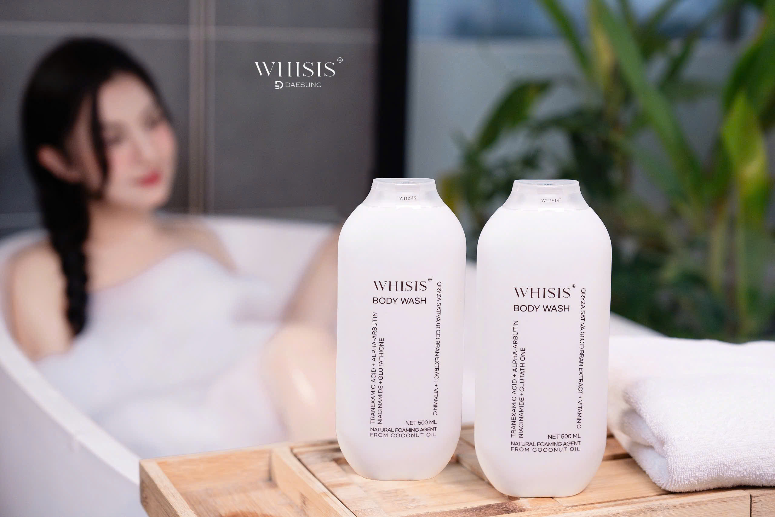 Sữa tắm Whisis – Dưỡng trắng, làm sạch, lưu hương quyến rũ