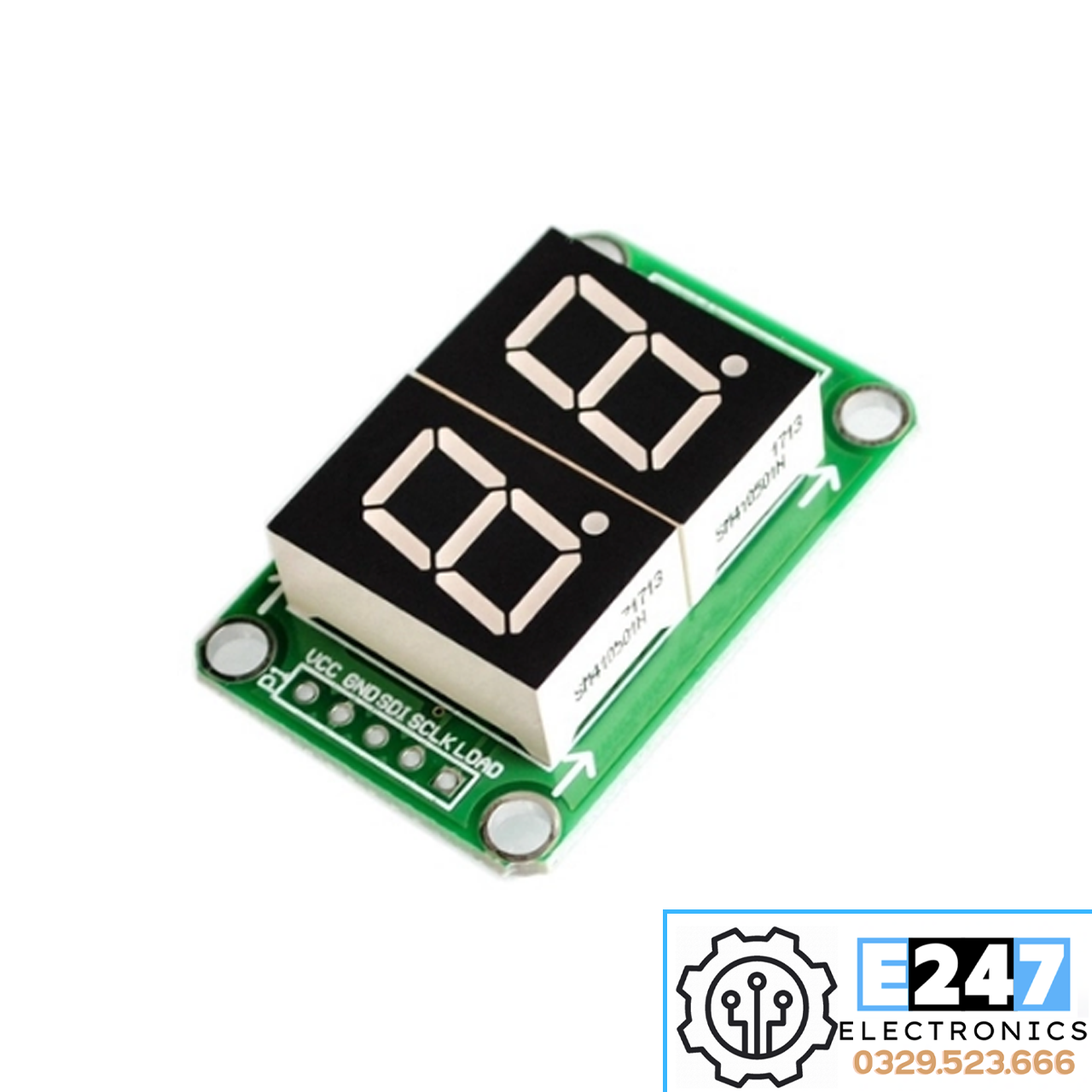 MODULE LED 7 SEG 2 74HC595