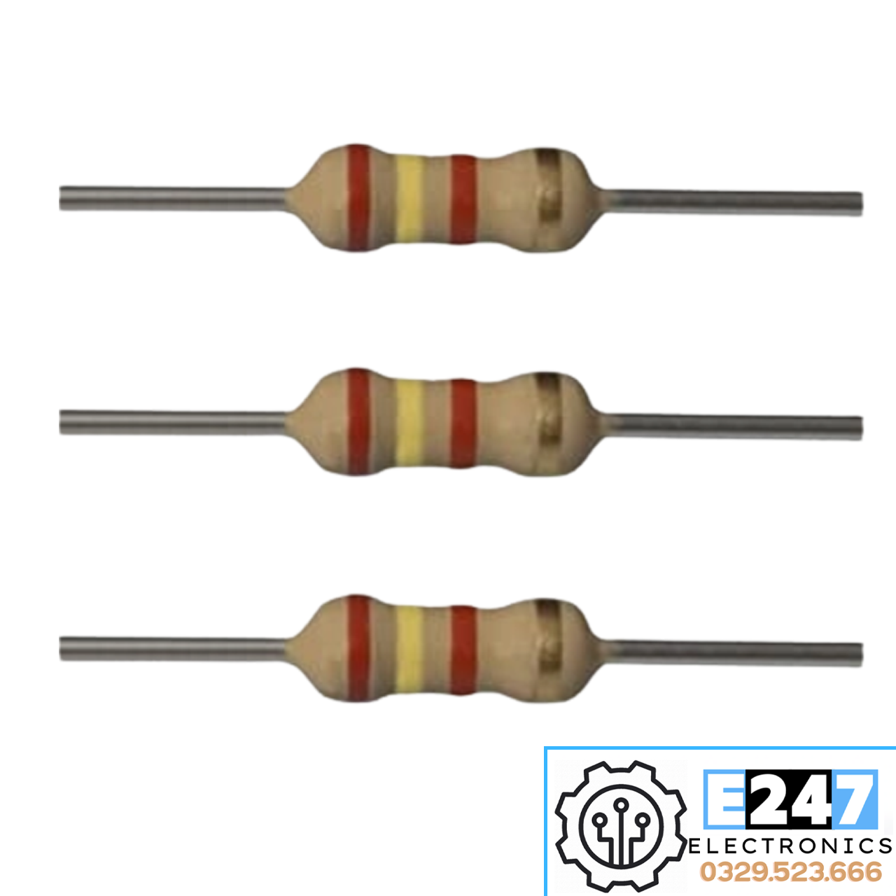 ĐIỆN TRỞ 1/4W 2.2K 1% (100PCS)