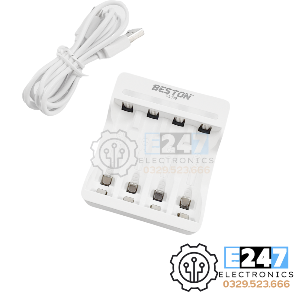 khay sạc pin 4 AA BESTON C9009
