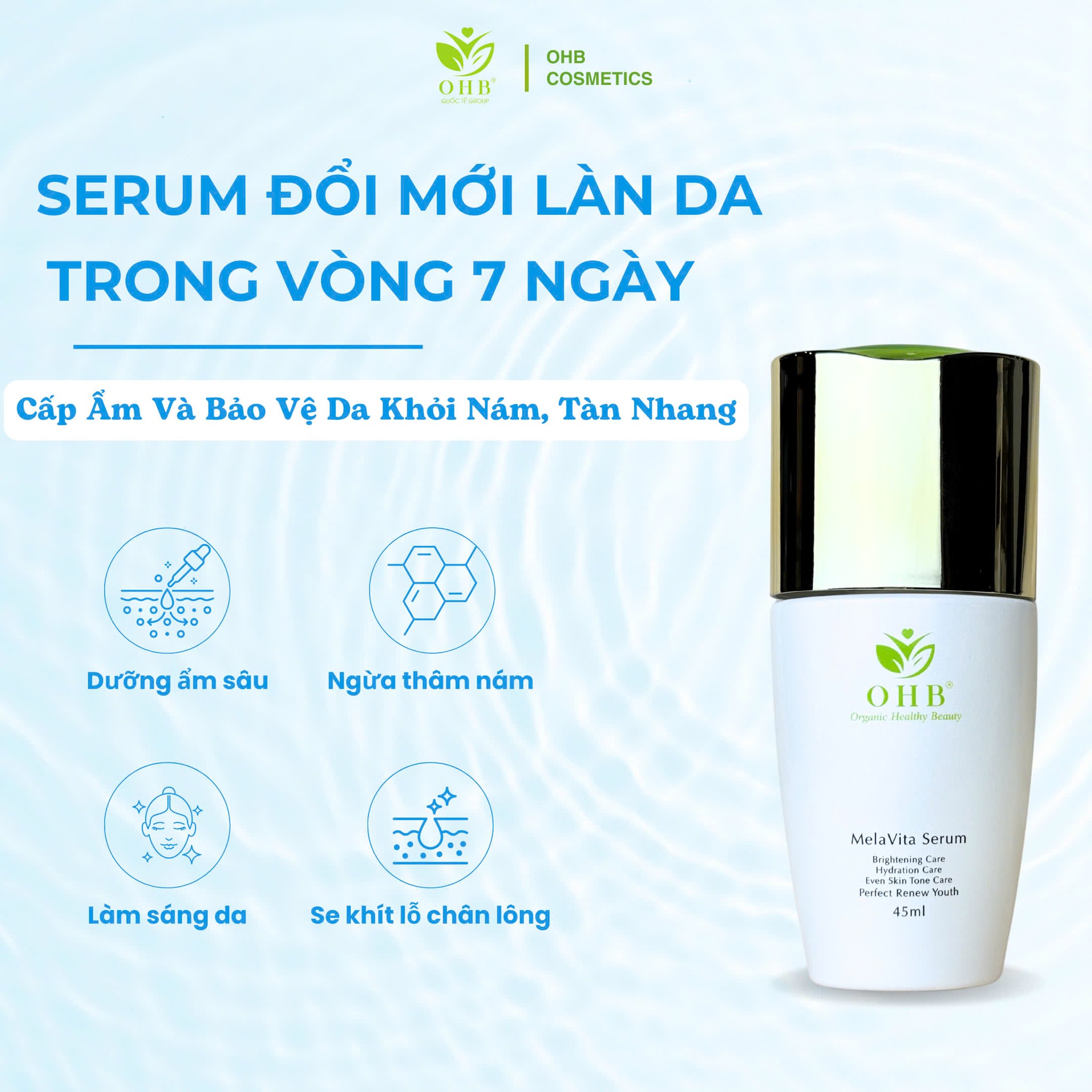 MELAVITA SERUM - CHÌA KHOÁ LÀN DA TRẺ HOÁ KHÔNG TUỔI