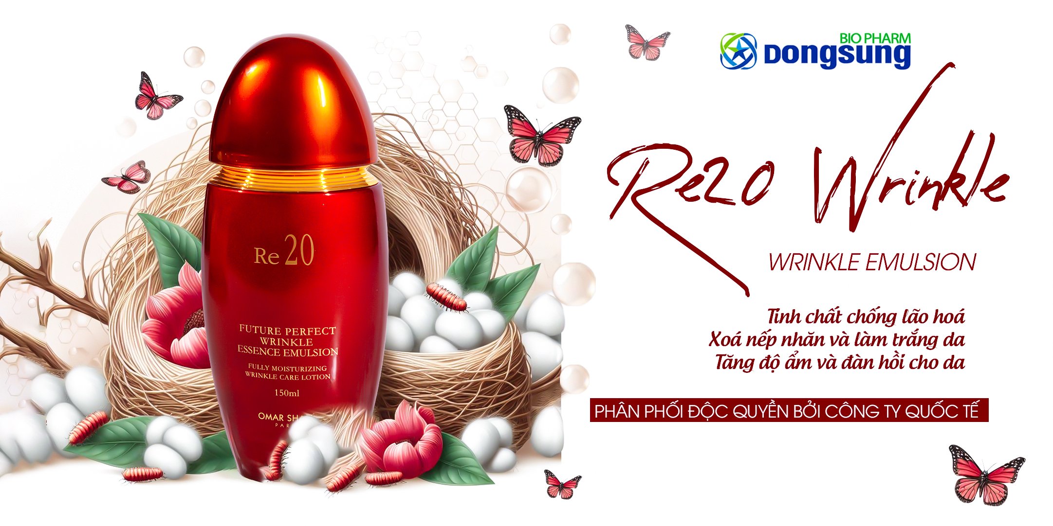 Dong Sung Cosmetics không chỉ giúp làm săn chắc da và sẽ khít lỗ chân lông mà còn chuyên đặc trị vấn đề lão hoá.