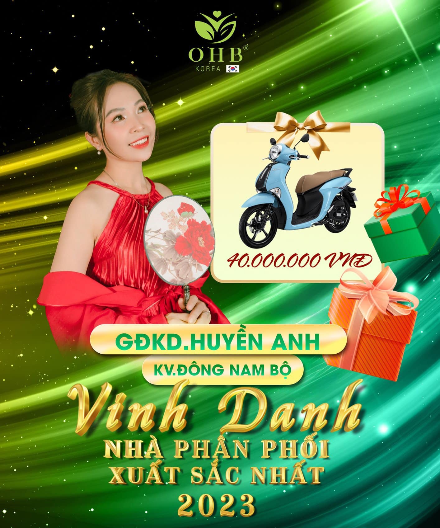 VINH DANH THỦ LĨNH XUẤT SẮC NHẤT 2023 - GĐKD khu vực Đông Nam Bộ.
