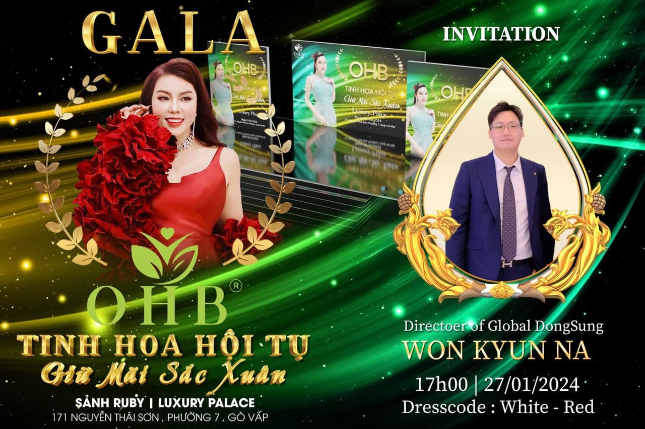 HÉ LỘ DÀN KHÁCH MỜI VIP GALA VINH DANH OHB “TINH HOA HỘI TỤ - GIỮ MÃI SẮC XUÂN”