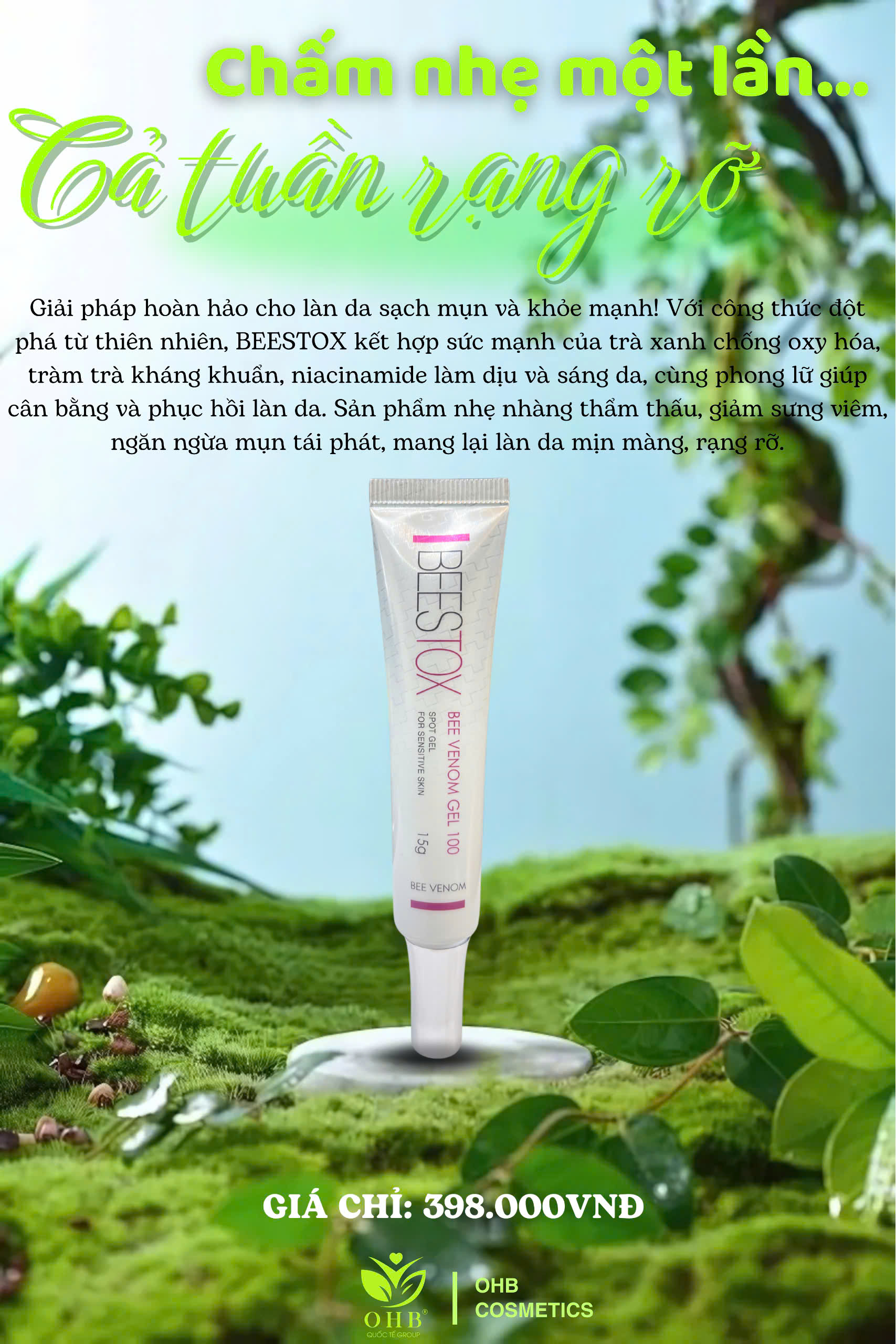 SẢN PHẨM GEL CHẤM MỤN BEESTOX