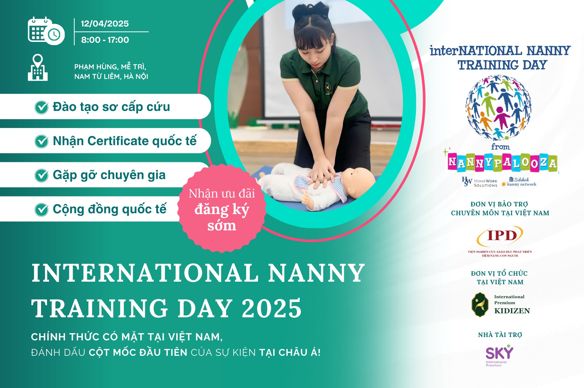 LẦN ĐẦU TIÊN TẠI CHÂU Á - 𝐈𝐍𝐓𝐄𝐑𝐍𝐀𝐓𝐈𝐎𝐍𝐀𝐋 𝐍𝐀𝐍𝐍𝐄𝐘 𝐓𝐑𝐀𝐈𝐍𝐈𝐍𝐆 𝐃𝐀𝐘 𝟐𝟎𝟐𝟓 – SỰ KIỆN DÀNH CHO BẢO MẪU CHUYÊN NGHIỆP LỚN NHẤT THẾ GIỚI CHÍNH THỨC CÓ MẶT TẠI VIỆT NAM!