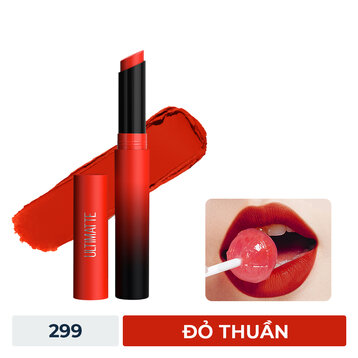 Son Lì Maybelline Mịn Môi Siêu Nhẹ 1299 Đỏ Cam Đất 1.7g