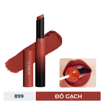Son Lì Maybelline Mịn Môi Siêu Nhẹ 1299 Đỏ Cam Đất 1.7g