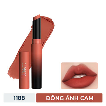 Son Lì Maybelline Mịn Môi Siêu Nhẹ 1299 Đỏ Cam Đất 1.7g
