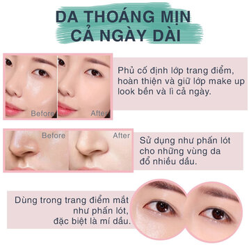 Phấn Phủ Silkygirl Khoáng Kiềm Dầu Dạng Nén Không Màu 7g