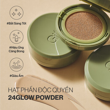 Siêu Phấn Nước Gilaa Căng Bóng 02 Natural Beige 15g