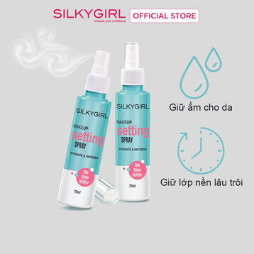 Xịt Khoá Makeup Silkygirl Giữ Lớp Trang Điểm Lâu Trôi 70ml