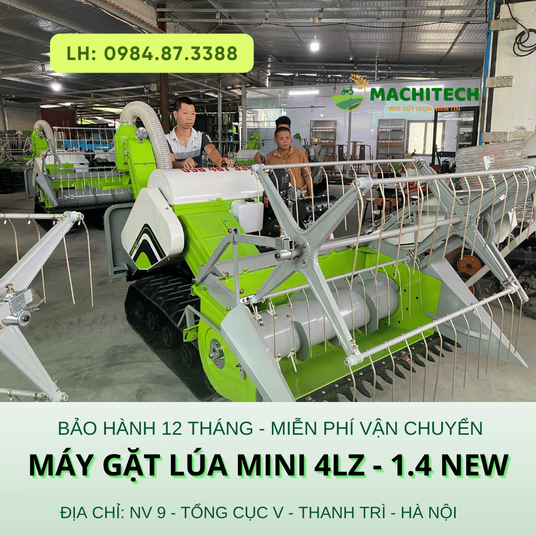 Xem máy gặt lúa mini ở đâu? - Địa chỉ xem máy uy tín