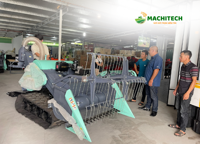 Cách kiểm tra và bảo dưỡng phanh máy gặt mini mùa gặt