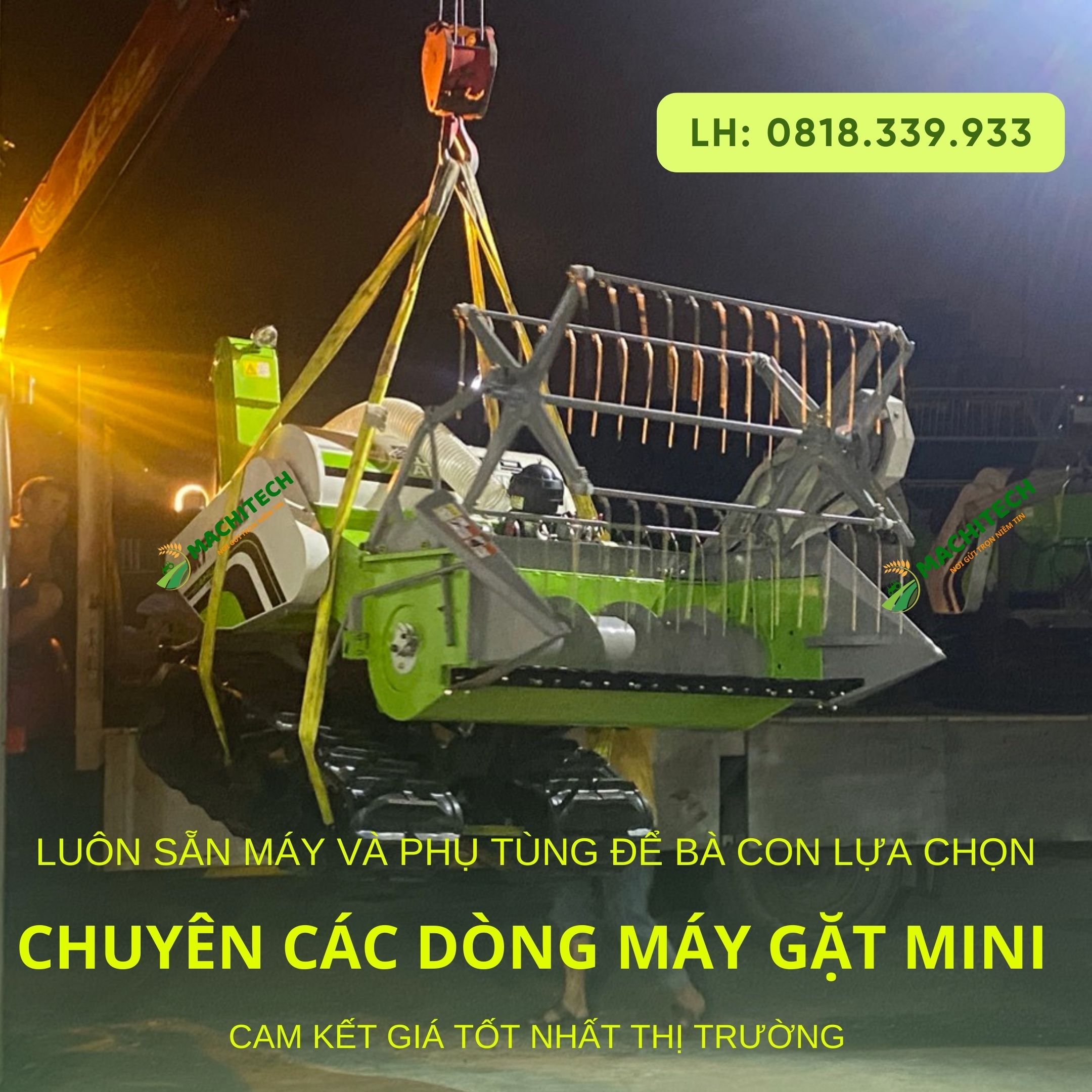 Địa chỉ bán máy gặt lúa uy tín