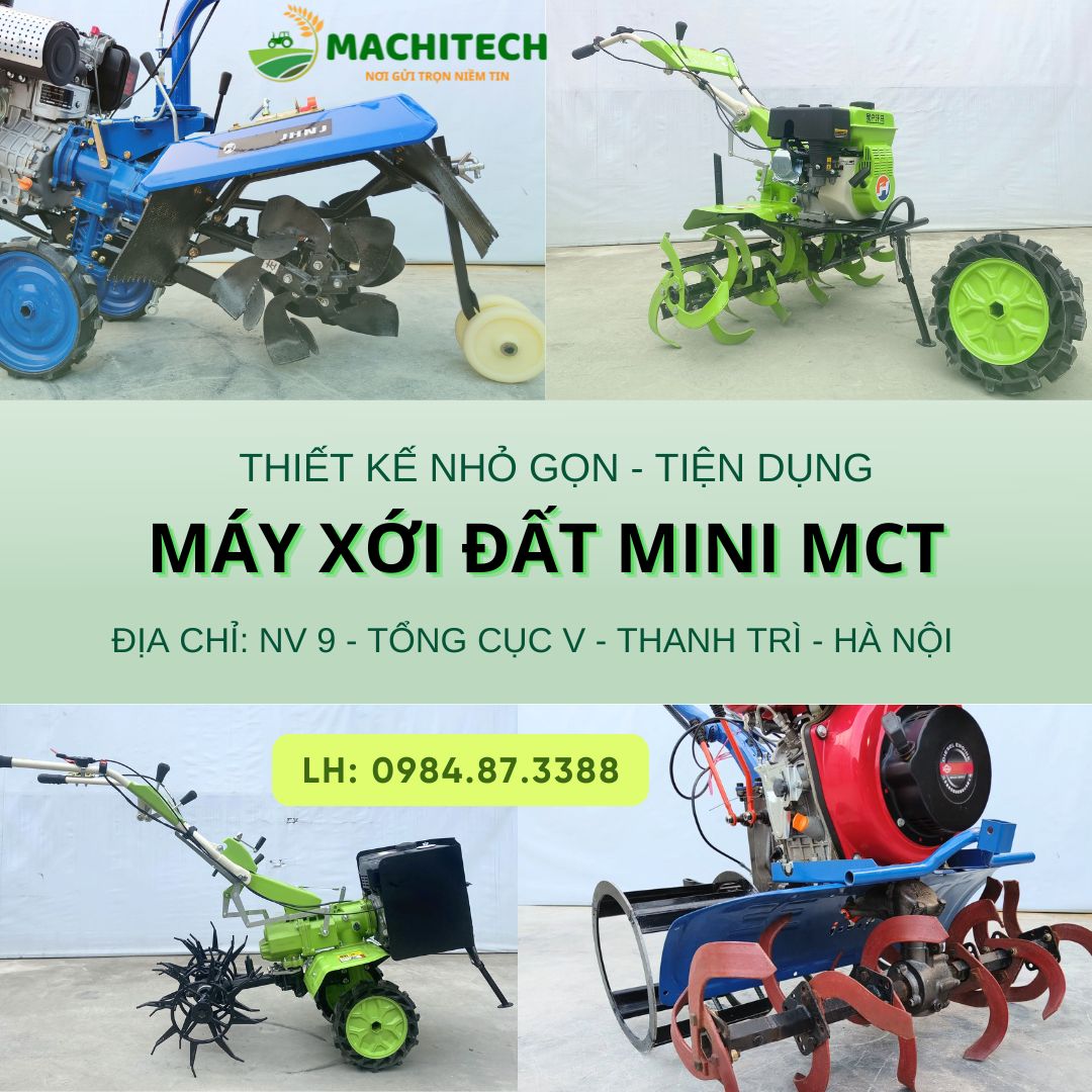 Máy xới đất mini MCT có xới được đất cứng không?