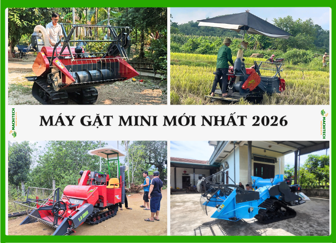 Máy gặt mini mới nhất 2026