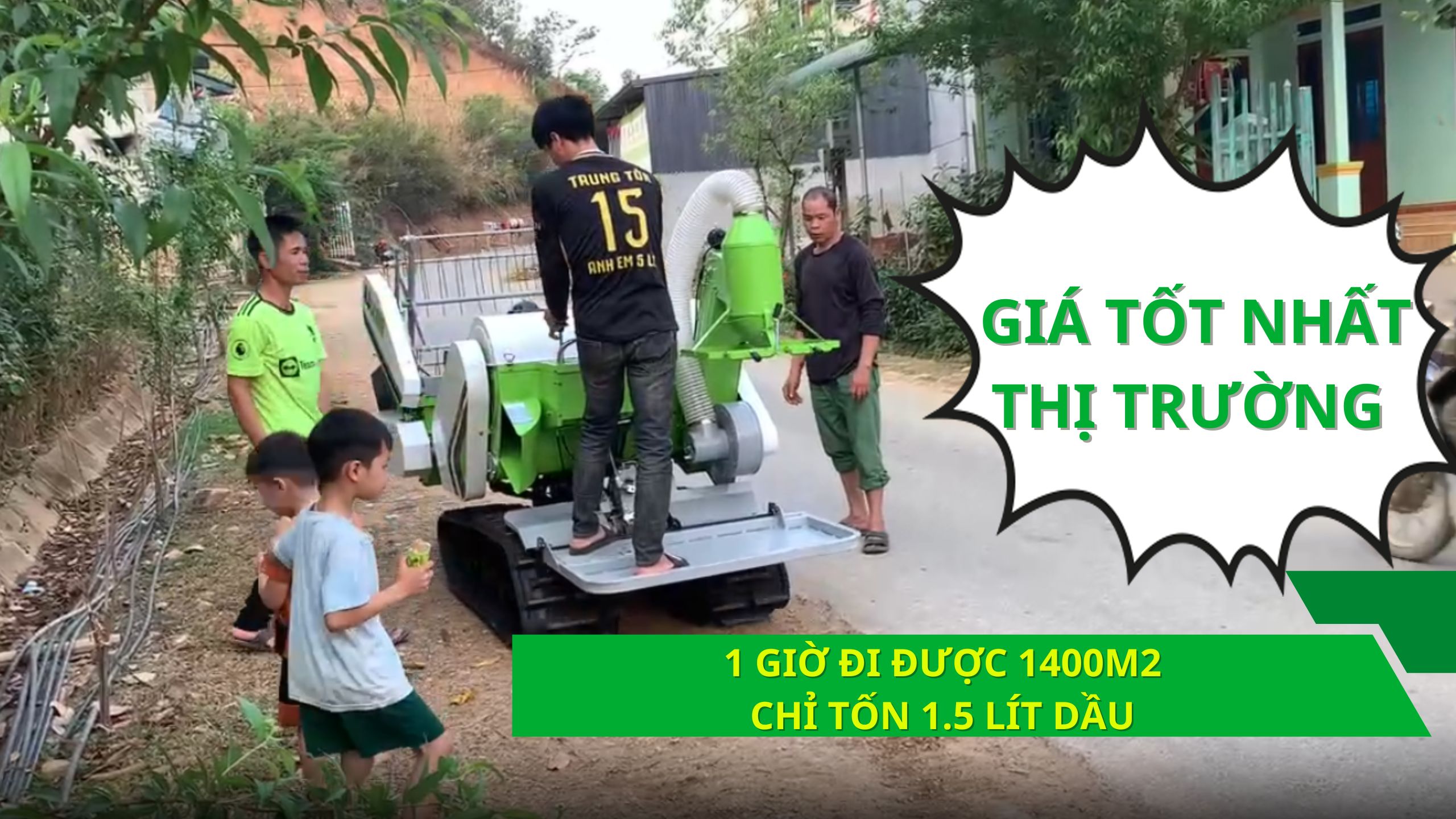 Máy gặt mini 4LZ -1.4 New giá bao nhiêu tiền