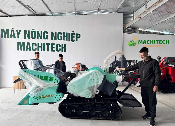 Ưu điểm của máy gặt mini so với máy gặt lớn