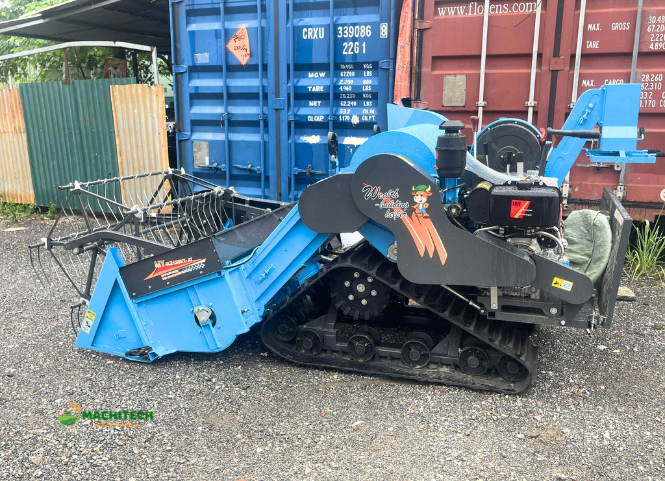 Máy gặt mini đi ruộng lầy 3