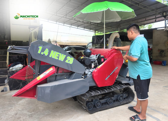 Máy gặt lúa mini gặt được bao nhiêu sào một ngày? 3