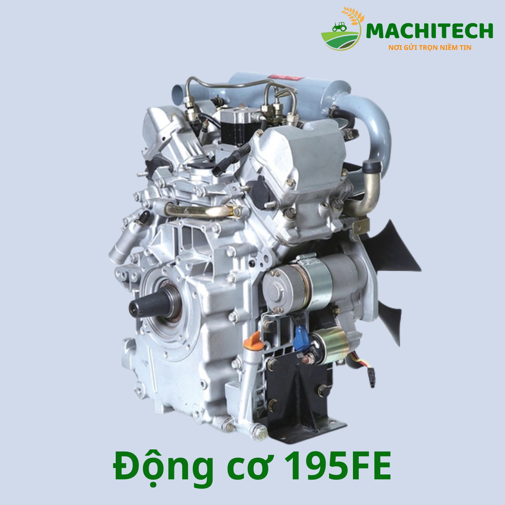 Động Cơ Koop 195FE Có Đề