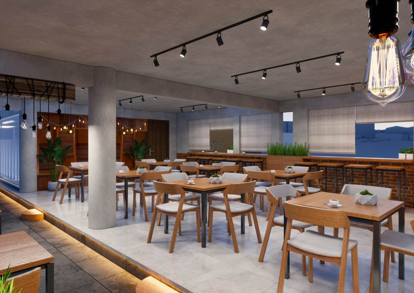 CÔNG TRÌNH: QUÁN CAFFE, CHỦ ĐẦU TƯ: CHỊ HÀ