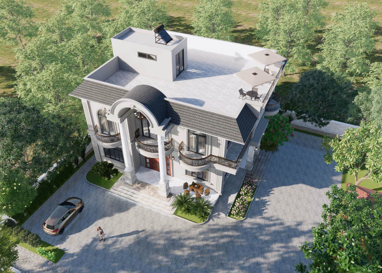 CÔNG TRÌNH: BIỆT THỰ, CHỦ ĐẦU TƯ: ANH VIỆT