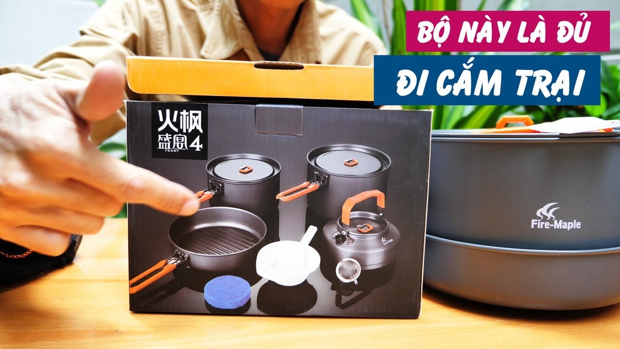 Bộ nồi cấm trại cực gọn | Fire Maple Feast 4