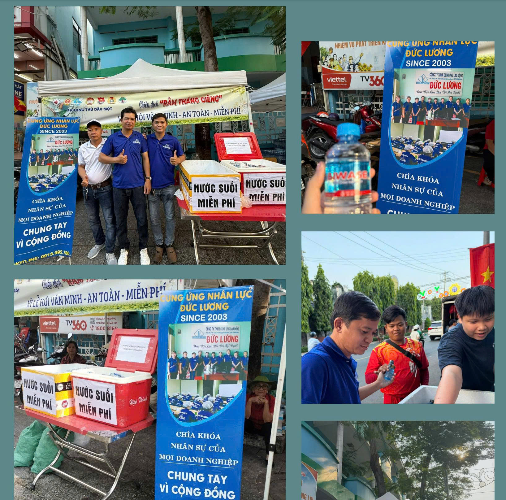 LAN TỎA YÊU THƯƠNG CÔNG TY ĐỨC LƯƠNG ĐỒNG HÀNH CÙNG LỄ HỘI CHÙA BÀ RẰM