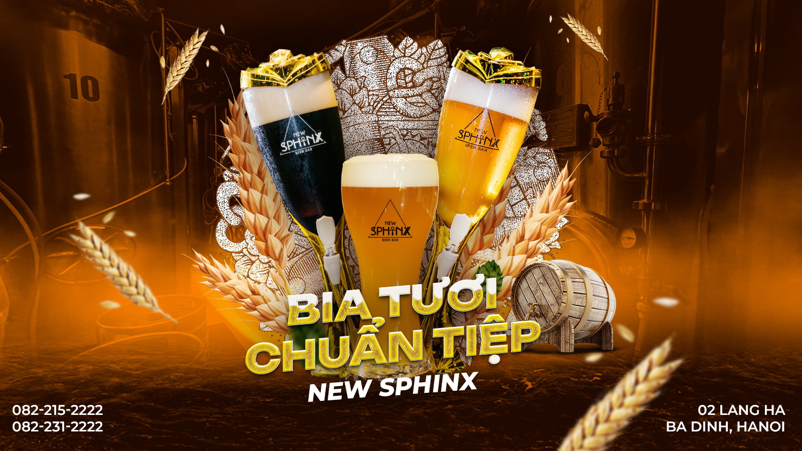 Bia Tiệp chuẩn vị tại New Sphinx - lựa chọn thưởng thức của giới sành điệu