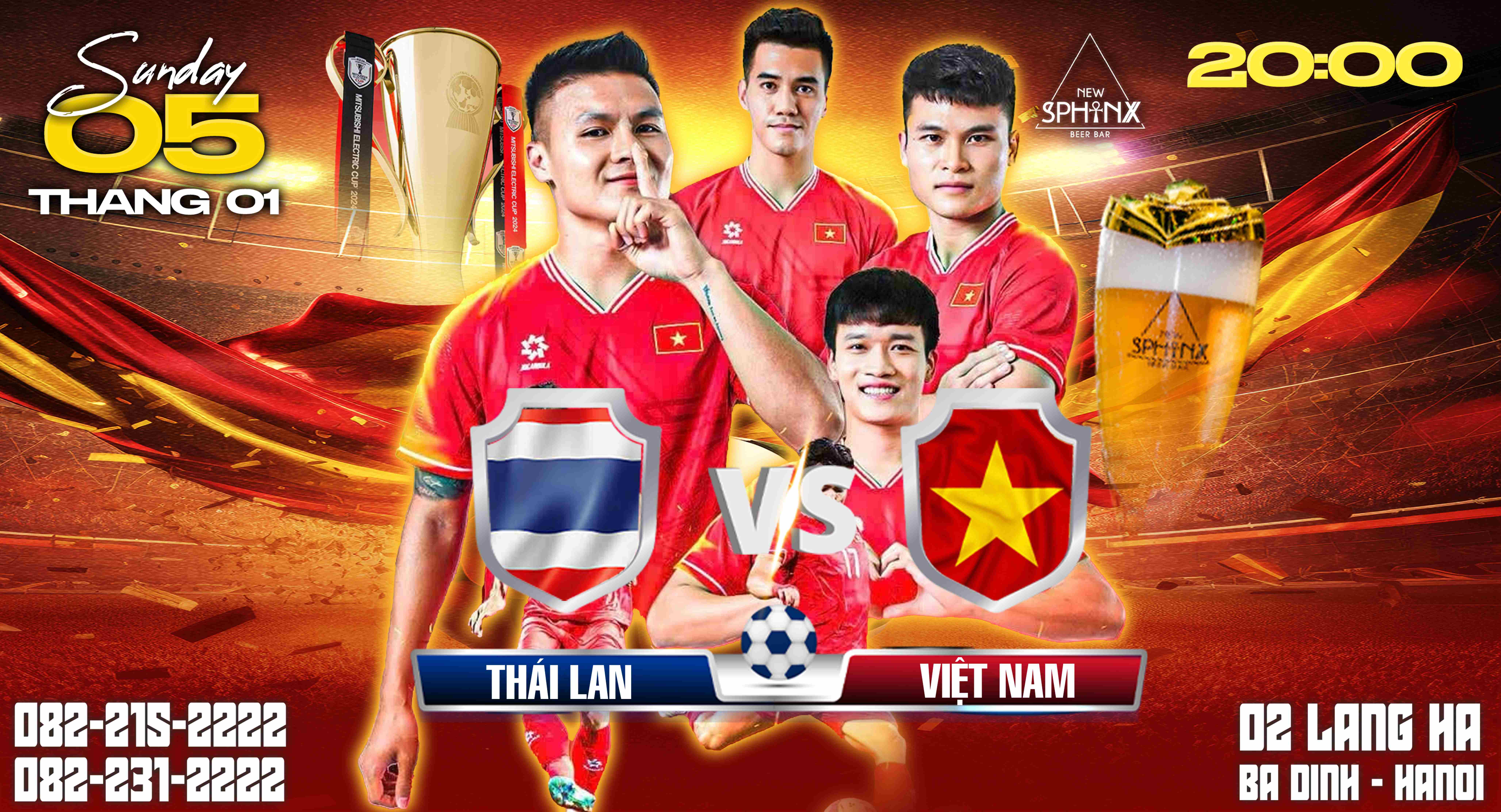 TRỰC TIẾP LƯỢT VỀ AFF CUP 2024: THÁI LAN - VIỆT NAM