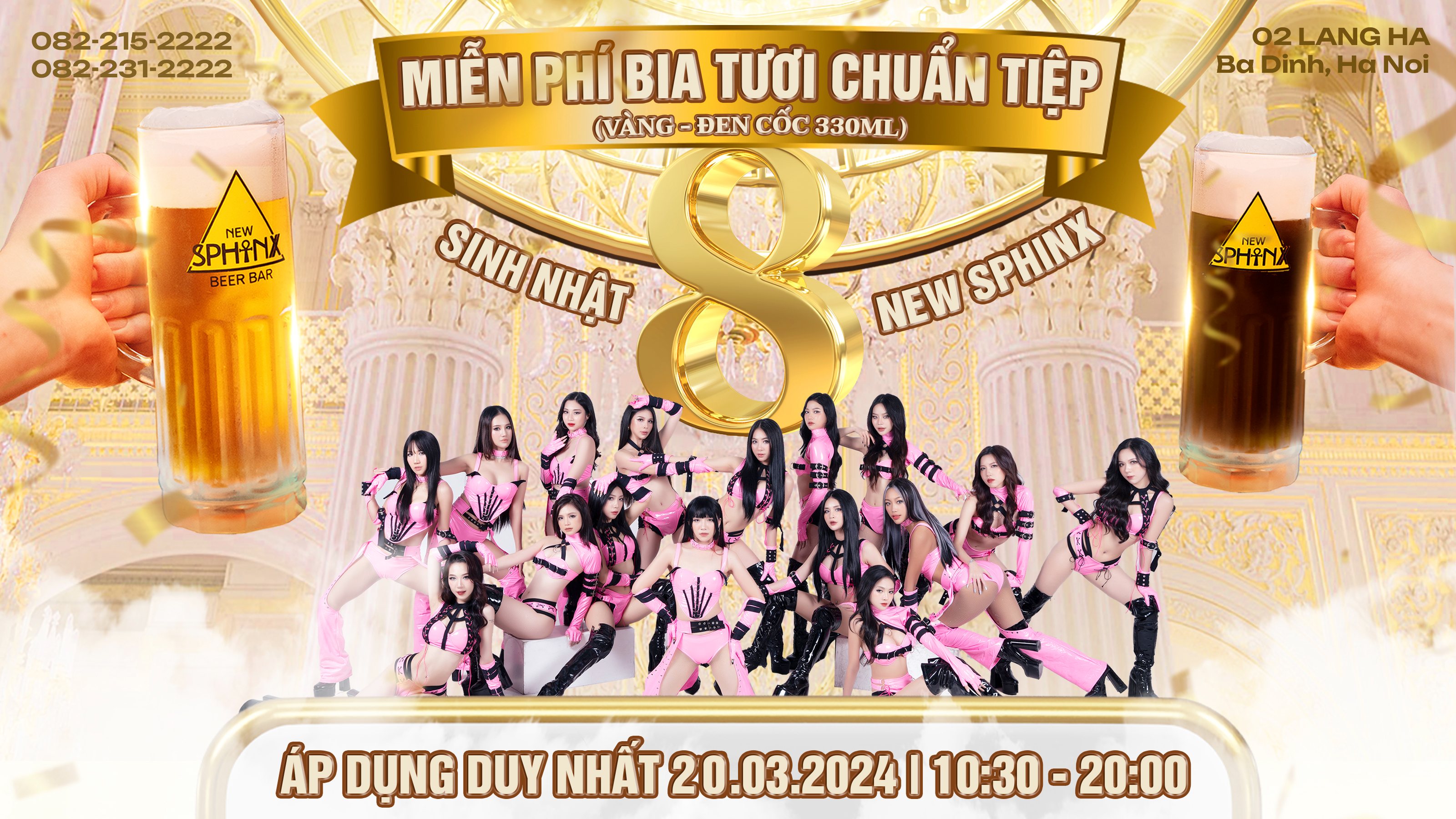 Kỉ niệm 8 năm New Sphinx Beer Bar