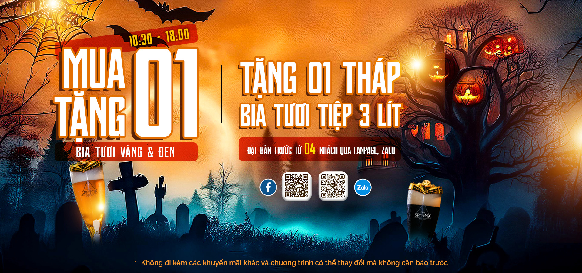 MUỐN CÓ 1 ĐÊM HALLOWEEN ĐÁNG NHỚ