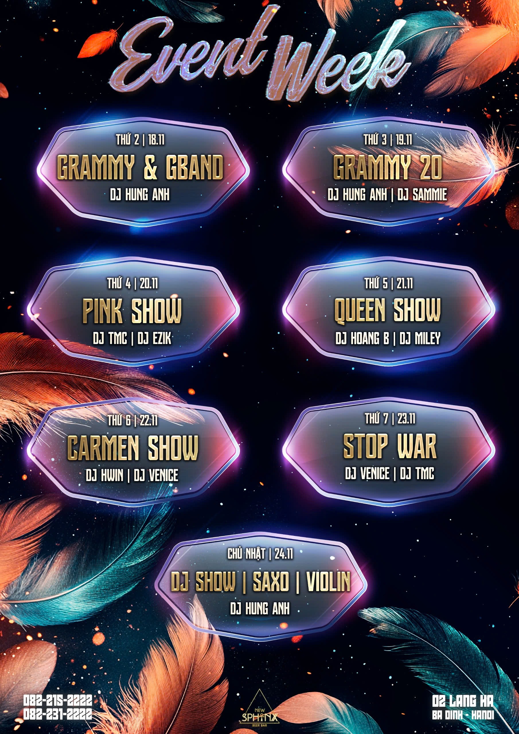 Event Week 18.11 - 24.11.2024