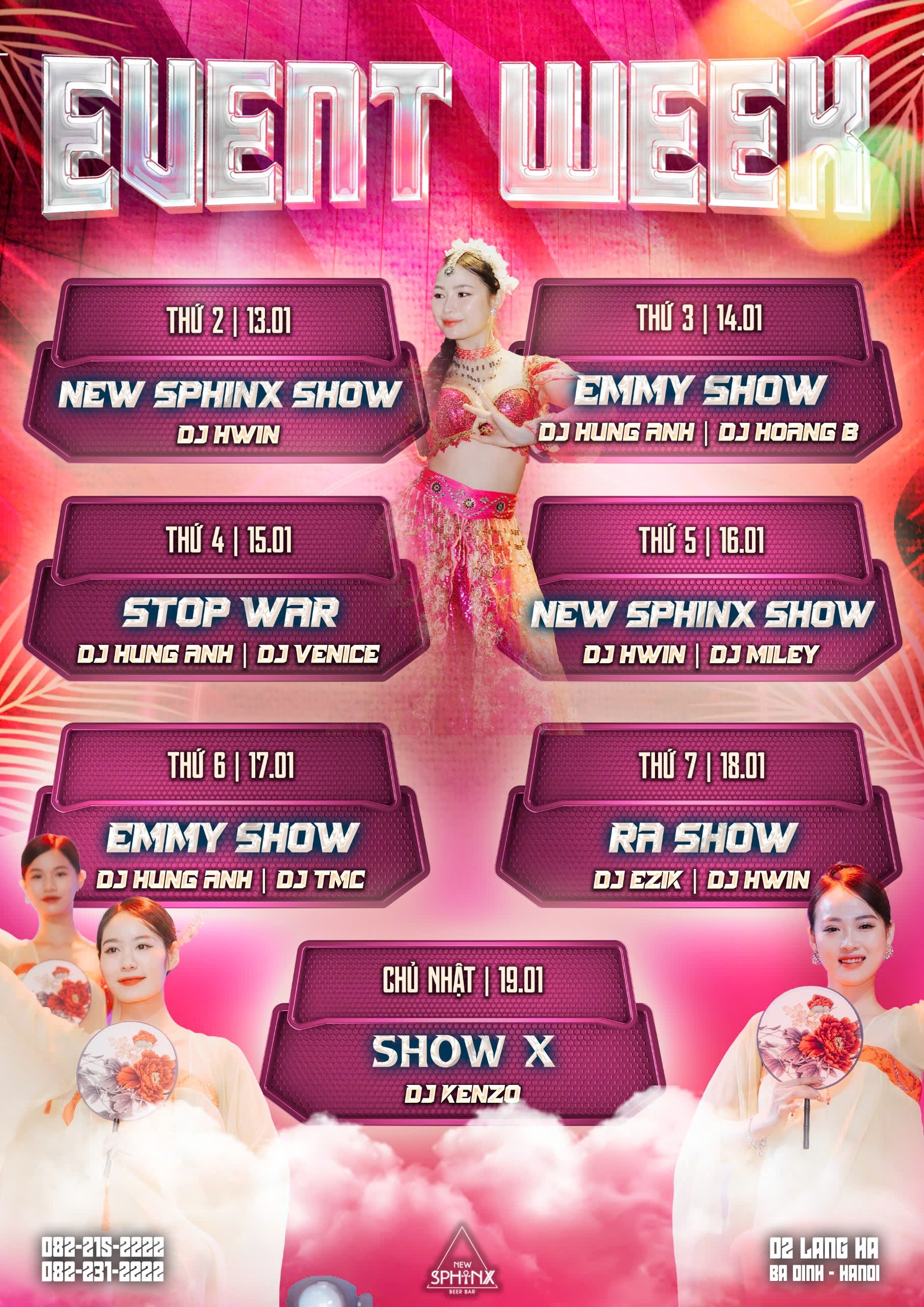 Event Week 13.01 - 19.01.2025