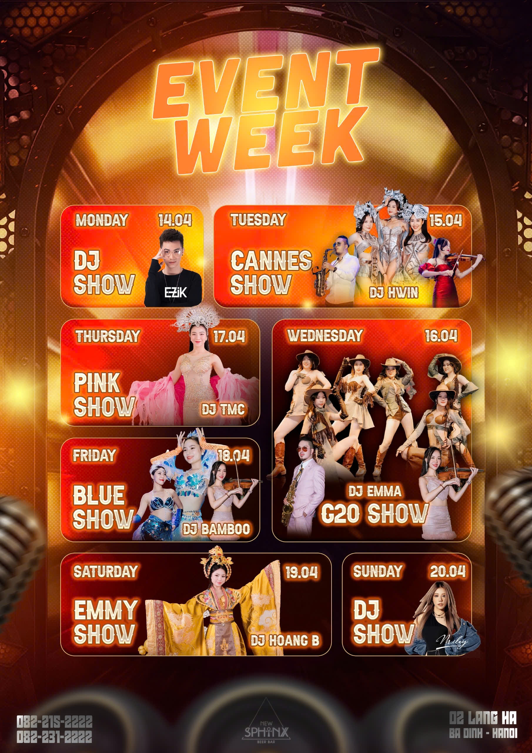 Event Week 14.04 - 20.04.2025