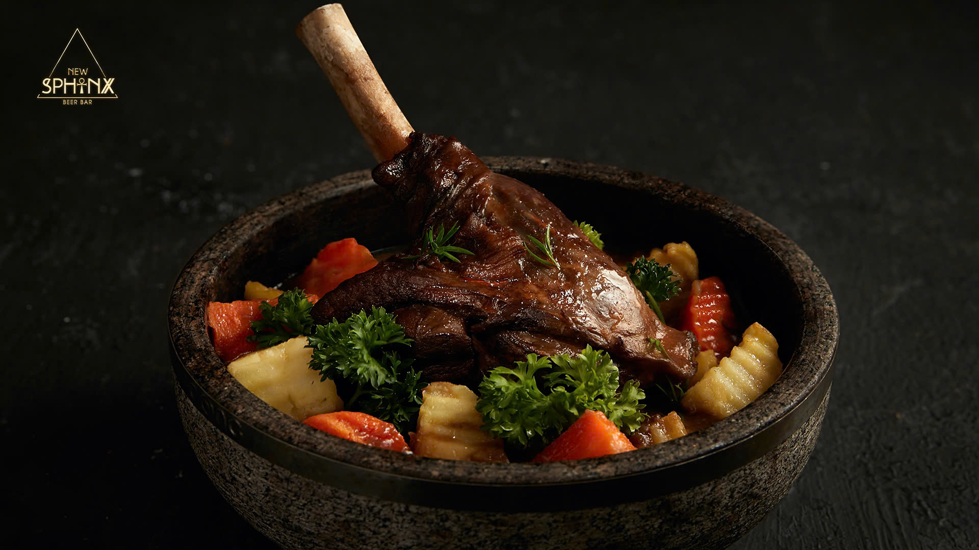 BẮP TỎI CỪU HẦM RƯỢU VANG ĐỎ-MUST TRY IN NEW SPHINX