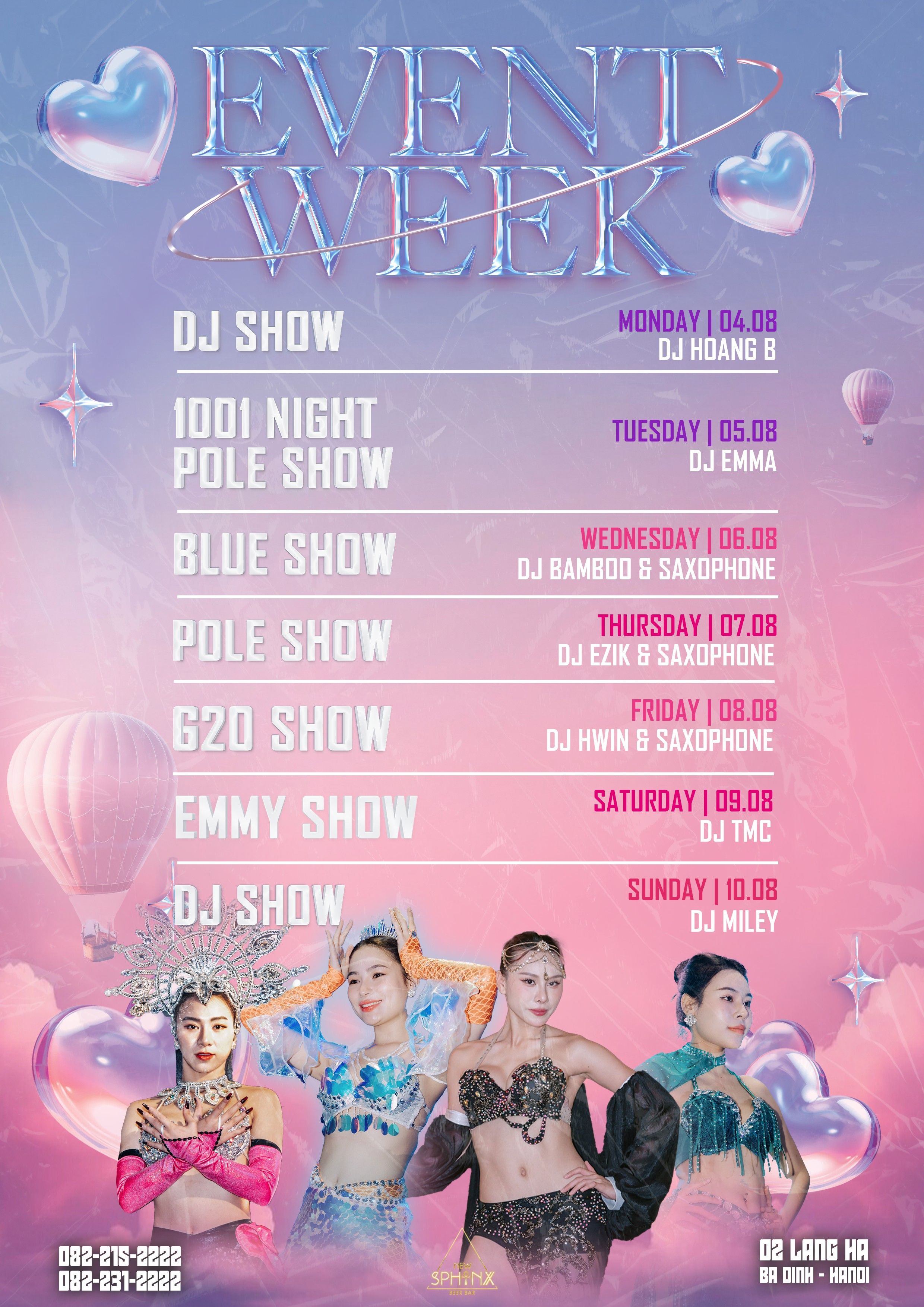 Event Week 04.08 - 10.08.2025