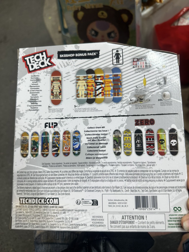 Đồ chơi ván trượt tay Set 6 cái_7898823814
