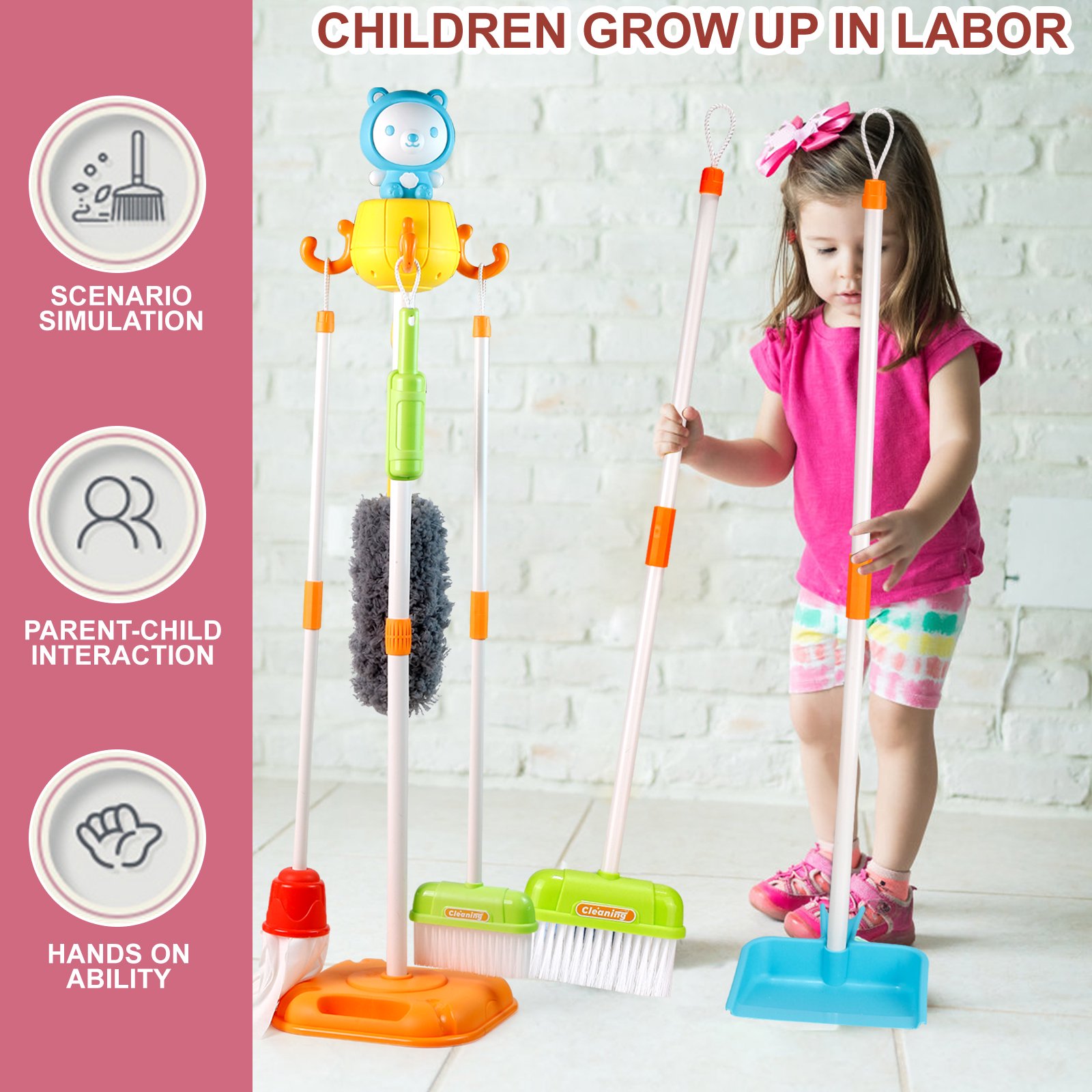 Đồ chơi lau nhà Đồ chơi lau nhà Home Cleaning_H354A_H354A
