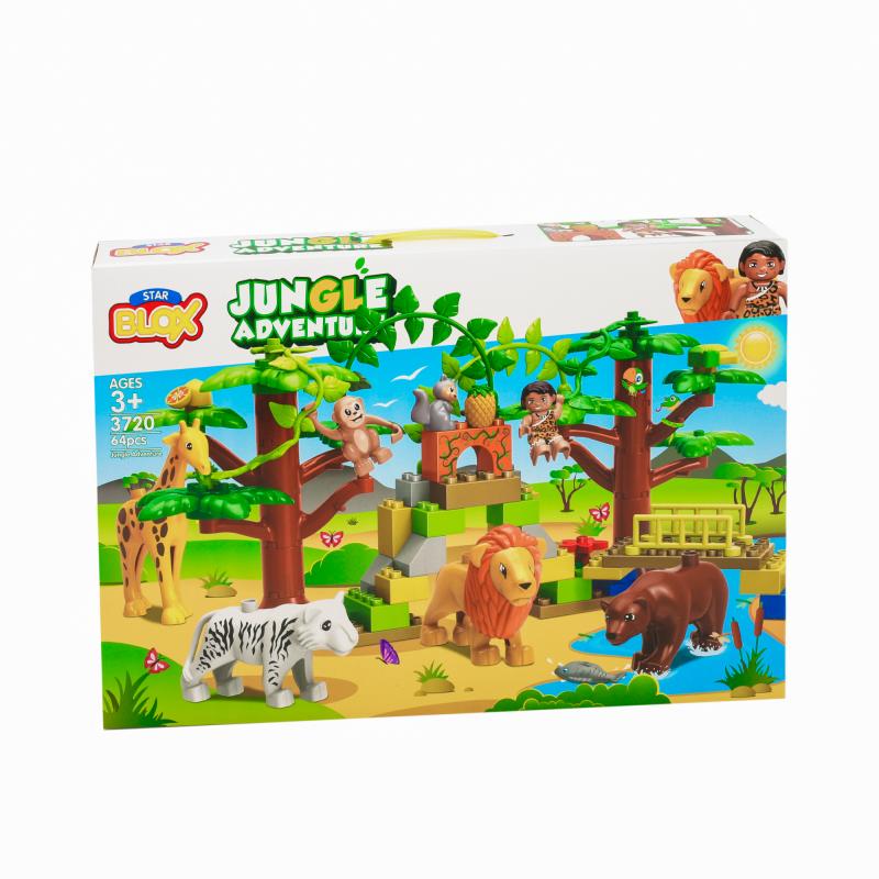 Đồ chơi xếp hình thế giới động vật Jungle Adventure_3720