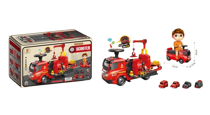 Đồ chơi xe chòi chân xe cứu hoả_ZH921