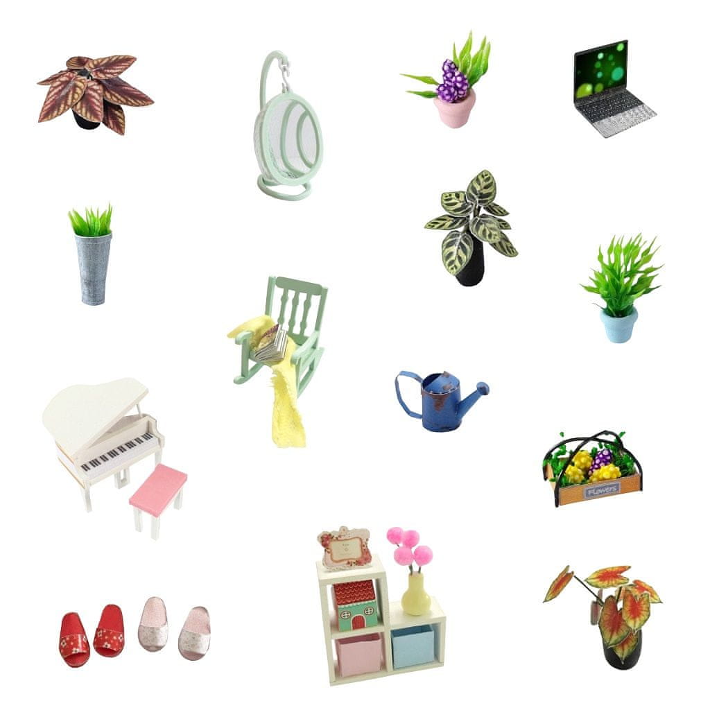 Đồ chơi xếp hình nhà gỗ đẹp mắt_M035