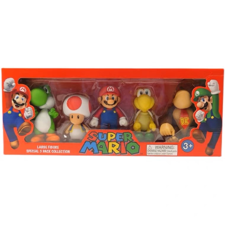 Mô hình 5 nhân vật Super Mario