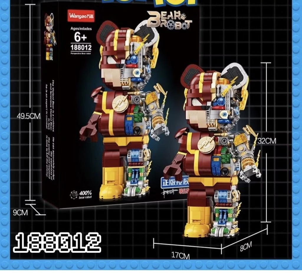 Lắp Ráp Xếp Hình Bearbrick _188012