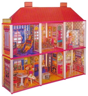 Đồ chơi xếp hình Nhà búp bê lâu đài cung điện Barbie_EJ80177R